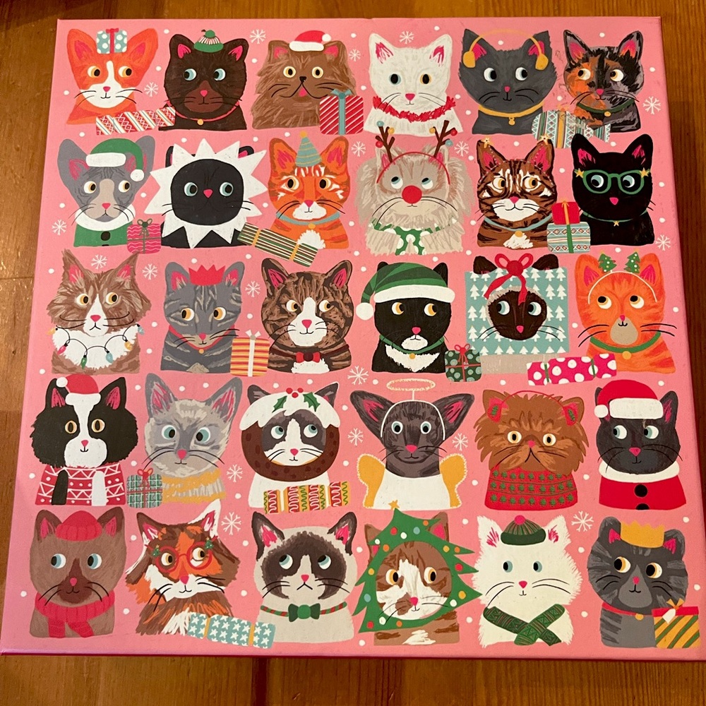 galison FESTIVE FURBALLS puzzle